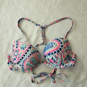 Aerie Multicolor Bikini Top